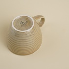 Кружка SL Home «Песчаный бриз», 250 мл, фарфор, бежевая - Фото 4