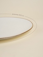 Тарелка SL Home «Волна в камне», d=20.5 см, фарфор, белая - Фото 2