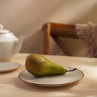 Тарелка SL Home «Волна в камне», d=20.5 см, фарфор, белая - Фото 6