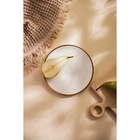 Тарелка SL Home «Волна в камне», d=20.5 см, фарфор, белая - Фото 7