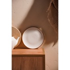 Тарелка SL Home «Волна в камне», d=20.5 см, фарфор, белая - Фото 8