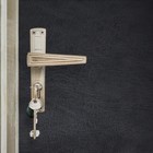 Комплект для обивки дверей, 100 × 200 см: иск.кожа, изолон 5 мм, гвозди 50 шт., струна 10 м, чёрный, Praktische Home - фото 291960492