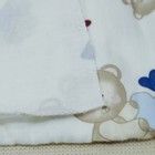 Набор пелёнок Мишки с сердечками, 75х120см - 3 шт, фланель - фото 23468760