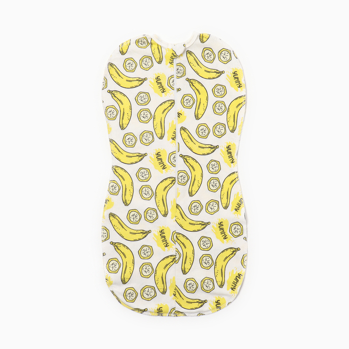 Пеленка-кокон Банан 12442, рост 62, фланель 170 г/м, хл100%