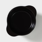 Бульонница фарфоровая Carbone, 300 мл, d=11,5 см, h=5,5 см, цвет чёрный - Фото 3