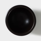 Пиала фарфоровая Carbone, 150 мл, d=9 см, h=5 см, цвет чёрный - Фото 2