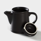 Чайник фарфоровый Carbone, 500 мл, d=10,5 см, h=14,5 см - фото 24270851