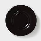 Чайная пара Carbone: чашка 200 мл, h=6,5 см, блюдце d=15,3 см, цвет чёрный - Фото 5
