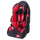 Автокресло-бустер Ganen, группа 1-2-3, цвет красный/чёрный - Фото 3