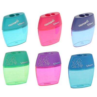 Точилка Maped Shaker, 2 отверстия, с контейнером, МИКС