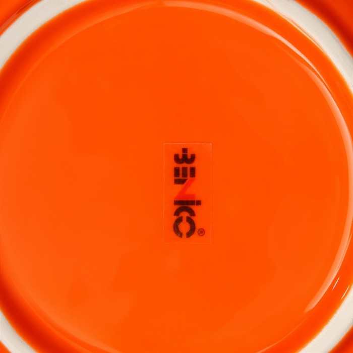Тарелка керамическая "Апельсин", оранжевая,18 см, Иран