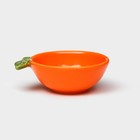 Тарелка керамическая "Апельсин", глубокая, оранжевая, 14 см, 1 сорт, Иран - Фото 3