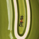 Тарелка керамическая "Кабачок", плоская, зеленая, 28,5 см, 1 сорт, Иран - Фото 5
