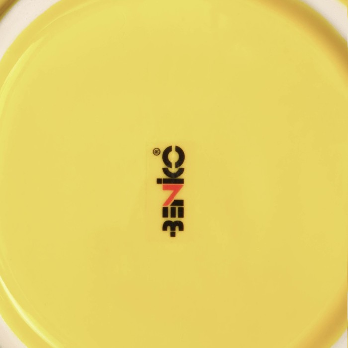 Тарелка керамическая "Лимон", плоская, желтая, 19 см, 1 сорт, Иран - фото 1919837946