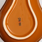 Тарелка керамическая "Тыква", глубокая, темно-оранжевая, 25,5 см, 1 сорт, Иран - Фото 5