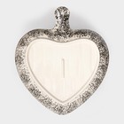 Форма для запекания керамическая "Сердце", серая, 1 сорт, Иран - фото 4411760