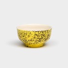 Пиала "Наслаждение", 130 мл, жёлтая, керамика, 1 сорт, Иран - фото 11836538