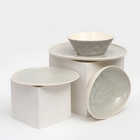 Набор тарелок Керамика ручной работы «Рестос», 4 предмета, Иран, серый - Фото 1