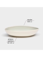 Набор тарелок Керамика ручной работы «Рестос», 4 предмета, Иран, серый - Фото 4