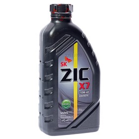 Масло моторное ZIC X7 Diesel 10W-40, API CI-4 / SL, синтетическое, 1 л