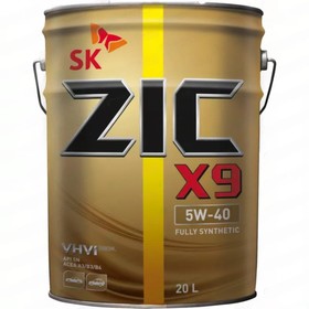 Масло моторное ZIC X9 5W-40, API SP ACEA , синтетическое, 20 л