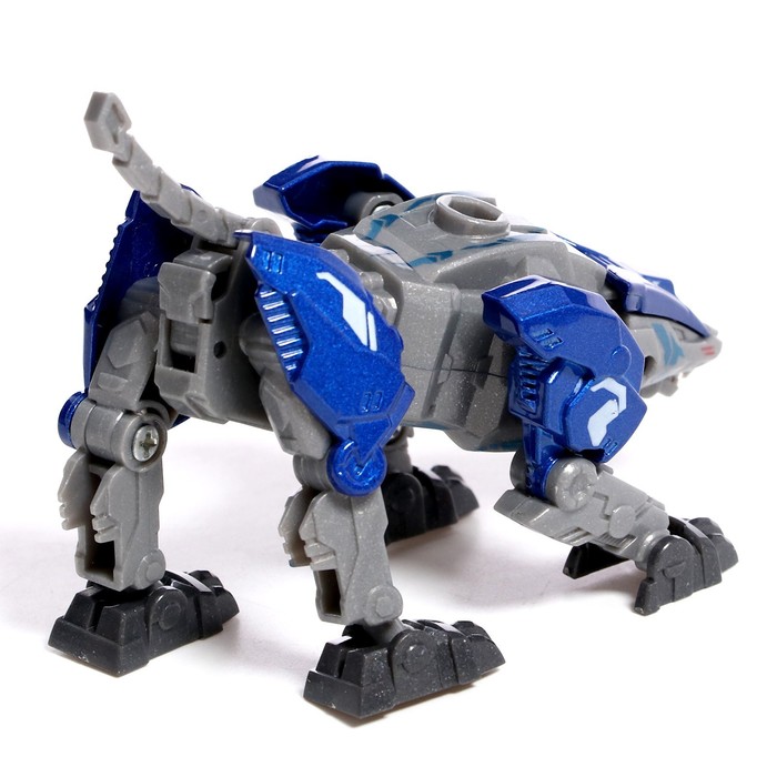 Робот зверобот "Волк", с элементами из металла, трансформируется