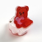Краб для волос «Мишка с сердечком», 1 6×2 см - Фото 3