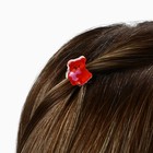 Краб для волос «Мишка с сердечком», 1 6×2 см - Фото 6