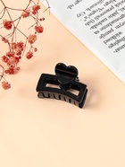 Крабик для волос «Маленькая классика», сердце, 4 см, чёрный (комплект 36 шт) - фото 52599201