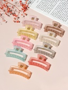 Крабик для волос «Туман», прямой, 7 см, МИКС (комплект 12 шт) - фото 52066462