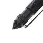 Ручка шариковая подарочная поворотная, корпус металлический чёрный, тактическая - Фото 3