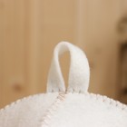 Шапка банная "Умный, внимательный", полушерсть - фото 23482510