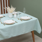 Скатерть Этель, цв. голубой, 120х120 см, 100% хл 9549040