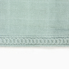 Скатерть Этель, цв. голубой, 120х120 см, 100% хл 9549040