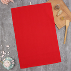 Полотенце Этель, цв. красный, 50х70 см, 100% хл - фото 9981396