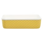 Блюдо для запекания Liberty Jones Marshmallow, размер 21.6х16.5 см, цвет лимонный - Фото 1