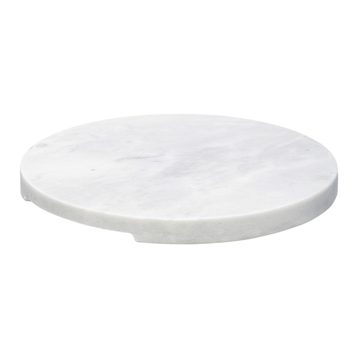 Блюдо сервировочное Liberty Jones Marm, d=20 см, белый мрамор - Фото 1