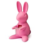 Диспенсер для скотча Qualy Bunny, цвет розовый - фото 294096519