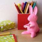 Диспенсер для скотча Qualy Bunny, цвет розовый - Фото 2