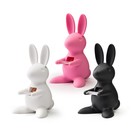 Диспенсер для скотча Qualy Bunny, цвет розовый - Фото 4