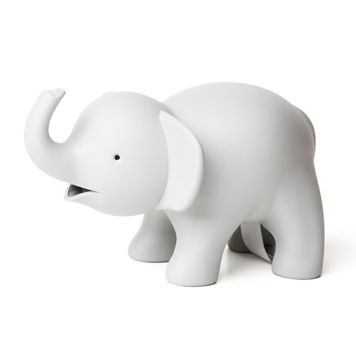 Диспенсер для скотча Qualy Elephant, цвет серый - Фото 1