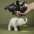 Диспенсер для скотча Qualy Elephant, цвет серый - Фото 2