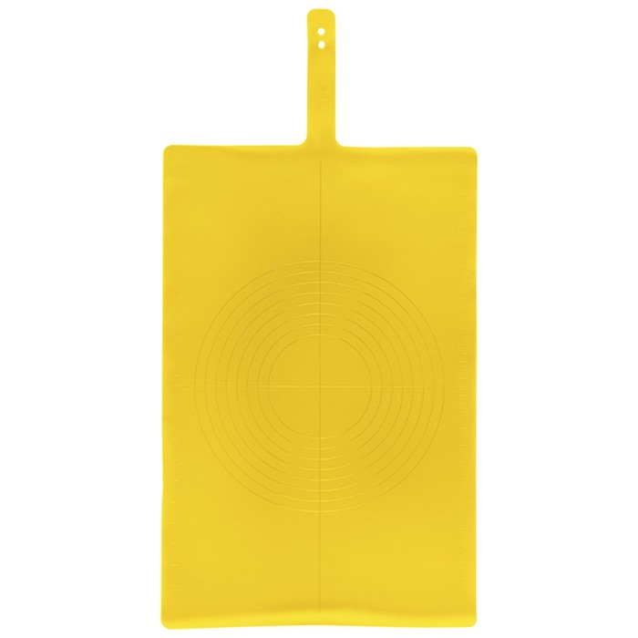 Коврик для замешивания теста Smart Solutions Foss, 37.7х57.4 см, цвет жёлтый - Фото 1