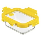 Контейнер для запекания и хранения Smart Solutions, прямоугольный, с крышкой, 370 мл, цвет жёлтый - Фото 5