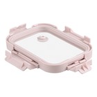 Контейнер для запекания, хранения и переноски продуктов в чехле Smart Solutions, 370 мл, цвет розовый - Фото 4