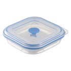 Контейнер для переноски и хранения Silikobox, силиконовый, складной, 400 мл, цвет синий - Фото 5