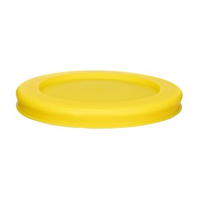 Крышка для стеклянного контейнера Smart Solutions, круглая, цвет жёлтый