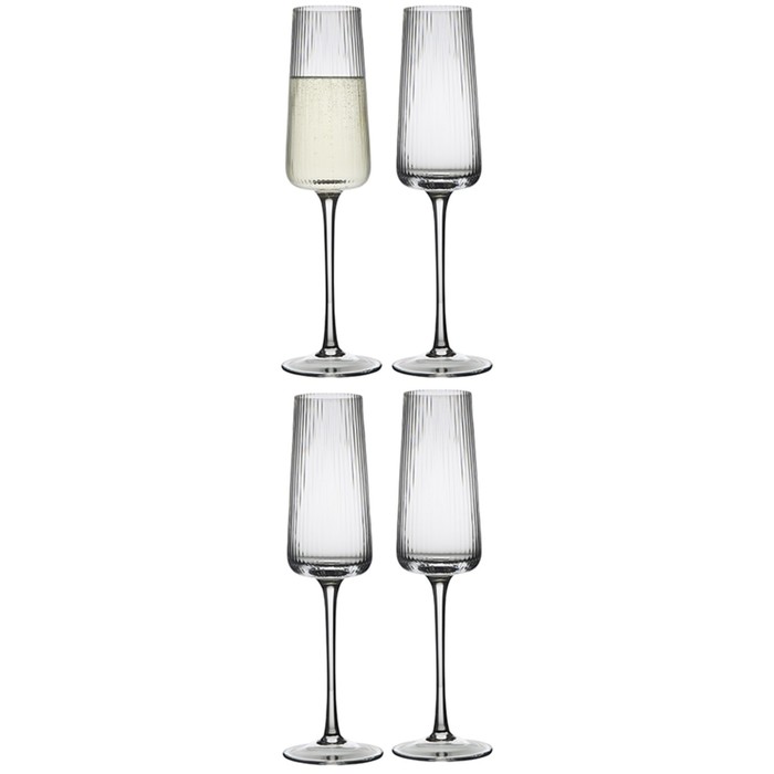 Набор бокалов для шампанского Liberty Jones Celebrate, 240 мл, 4 шт - Фото 1