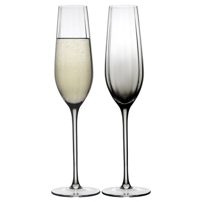 Набор бокалов для шампанского Liberty Jones Gemma Agate, 225 мл, 2 шт, цвет агат
