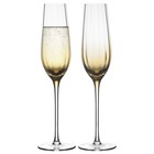 Набор бокалов для шампанского Liberty Jones Gemma Amber, 225 мл, 2 шт, цвет янтарный - Фото 1